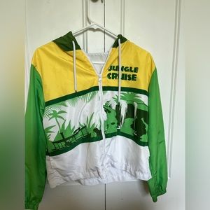 Disney Parks Jungle Cruise Windbreaker full zip Jacket size XS